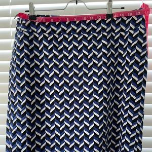 Cotton straight skirt